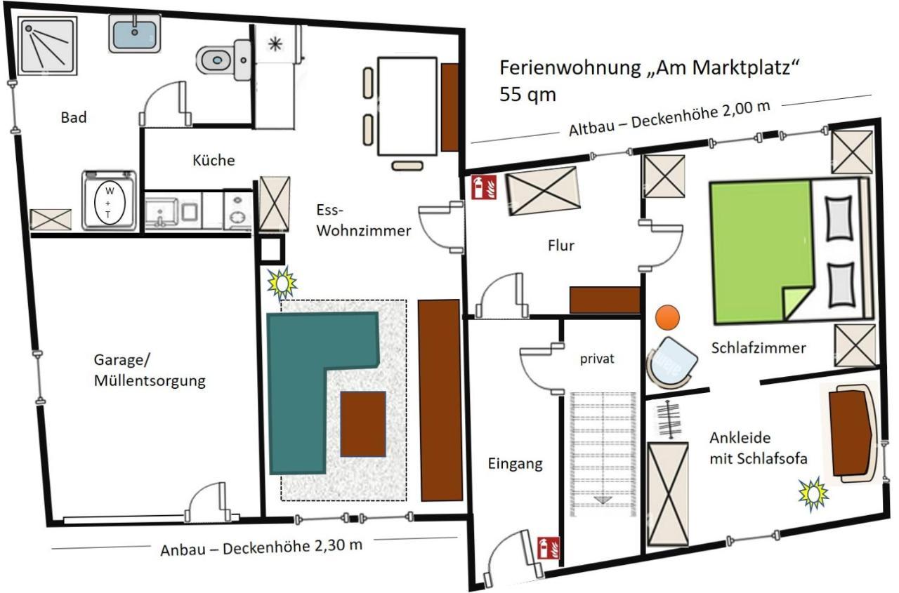 Ferienhaus Am Marktplatz Oberheimbach Exteriör bild